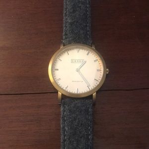 Rose gold and gray unisex watch from Shore Project